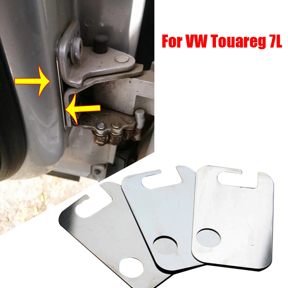 3X For VW Touareg  7L 2002 2003 2004 2005 2006 2007 2008 2009 2010 7L5831483 Car Front Lower Door Hinge Washer Shim Pad Repair