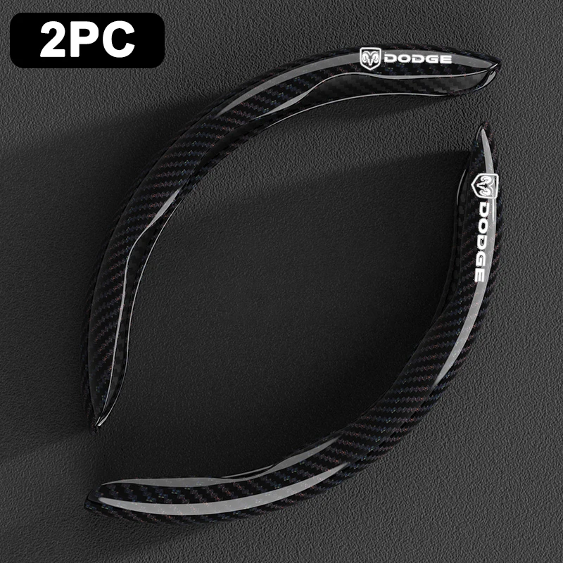 2pcs Car Anti-slip Steering Wheel Cover For Dodge Journey Charger Challenger Caliber Nitro Durango Avenger Dart Caravan Ram-1500