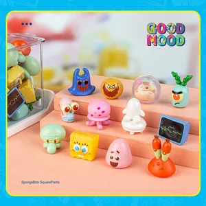Chaosheng-Anime Spongebob Squarepant Blind Box Doll Decoration Series, Patrick Octopus, Cute Kids Decorative Toys 5 Main Sales Caixa Bob - №4