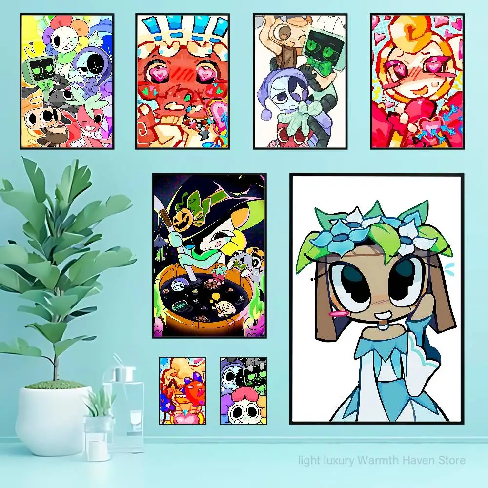 

Cute D-Dandys W-World Poster HD Art Sticky Wall Waterproof Home Living Room Bedroom Bar Aesthetic Decoration