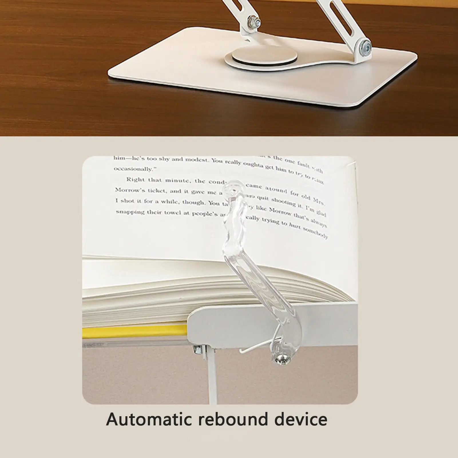 

Book Holders For Reading 360-Degree Adjustable Display Holder Textbook Display Stand For Office School College Dorm Classroom