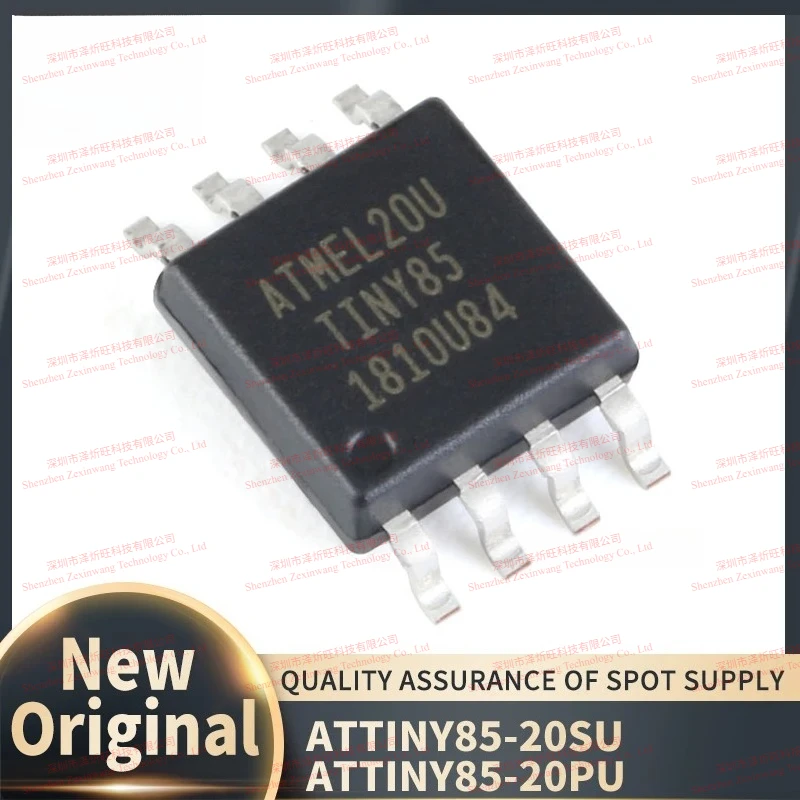 (10Pcs/Lot) 100% New Original ATTINY85-20SU SOP8 ATTINY85-20PU DIP8 ATTINY85 20SU ATTINY85 20PU Chipset