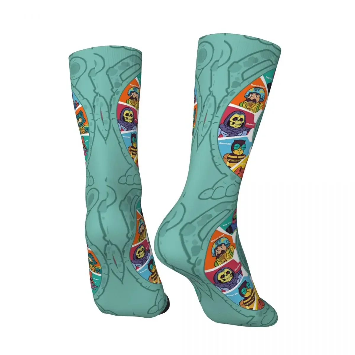 Hip Hop Retro Rotary Table Crazy Men's Compression Socks Unisex Masters of the Universe Fantastic Street Style Crew Sock