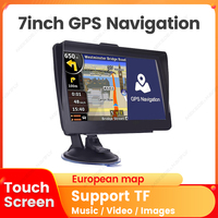 NaviFly 2025 nouvelle Europe voiture GPS Navigation 7 pouces écran tactile GPS navigateur camion parasol Sat prise en charge FM