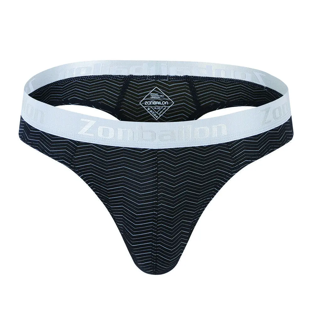 

Zonbailon Mens Breathable Thongs Underwear G-String Sexy Briefs Sissy Panties for Men
