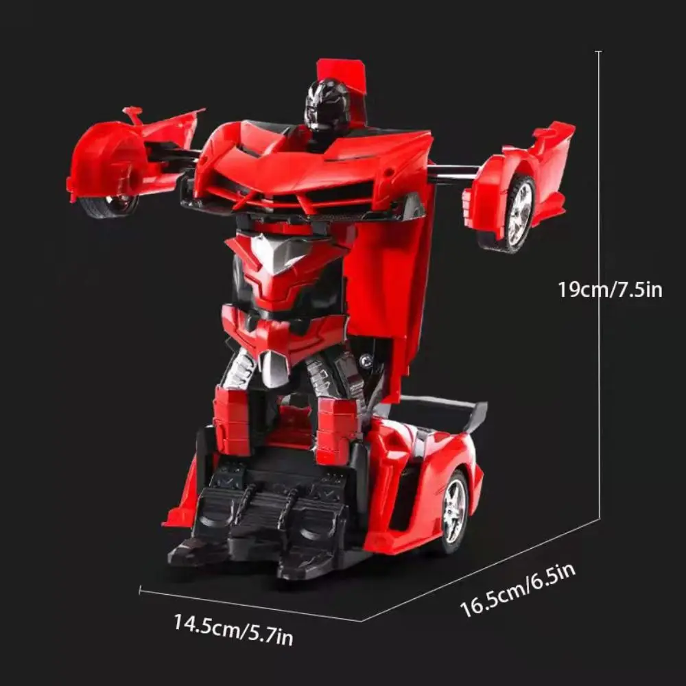 Hot 1:18 Scale Remote Control Car 360° Rotation Transforming Car Robot Toy Crash Resistance Cool 2.4GHZ RC Vehicle Children