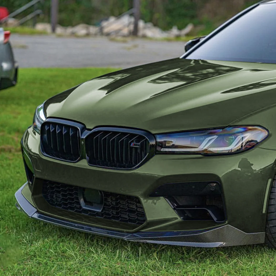 For BMW 5 Series M5 F90 LCI 2021-2024 Front Bumper Lip Spoiler Shovel Lower Splitter Car Guard Protector Body Kit Modification