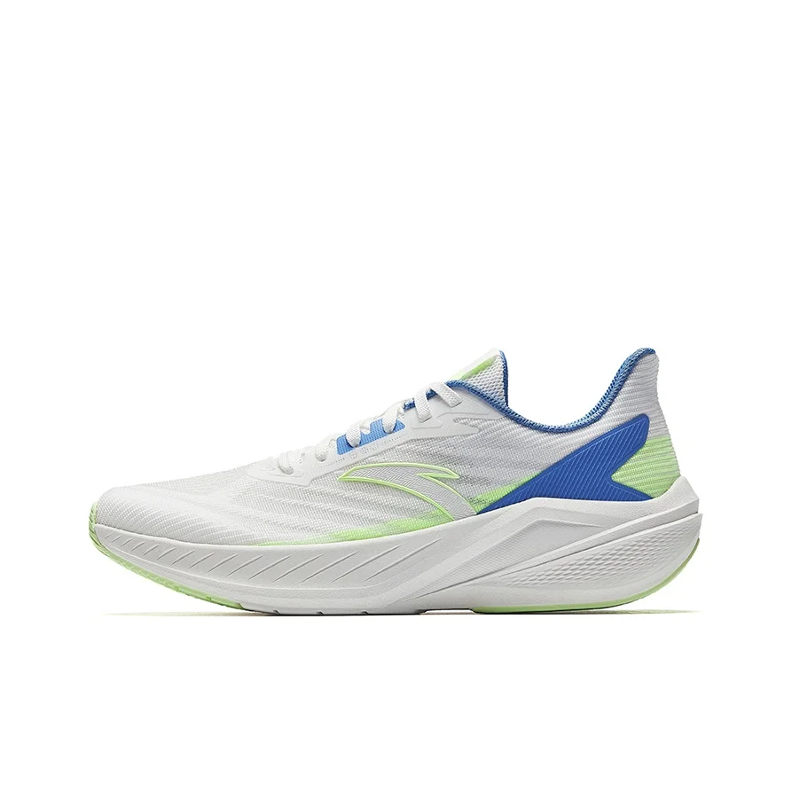 

Anta Slip-Resistant Breathable Low-Top Casual Running Shoes Men's White Blue Green 912525521-2