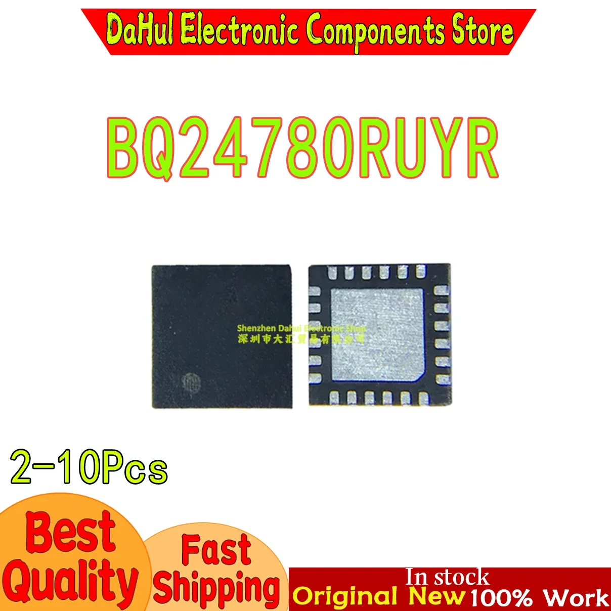 (2-10piece)100% New BQ24780RUYR BQ24780 PQ24780 24780 QFN-28 Chipset In DAHUI Stock