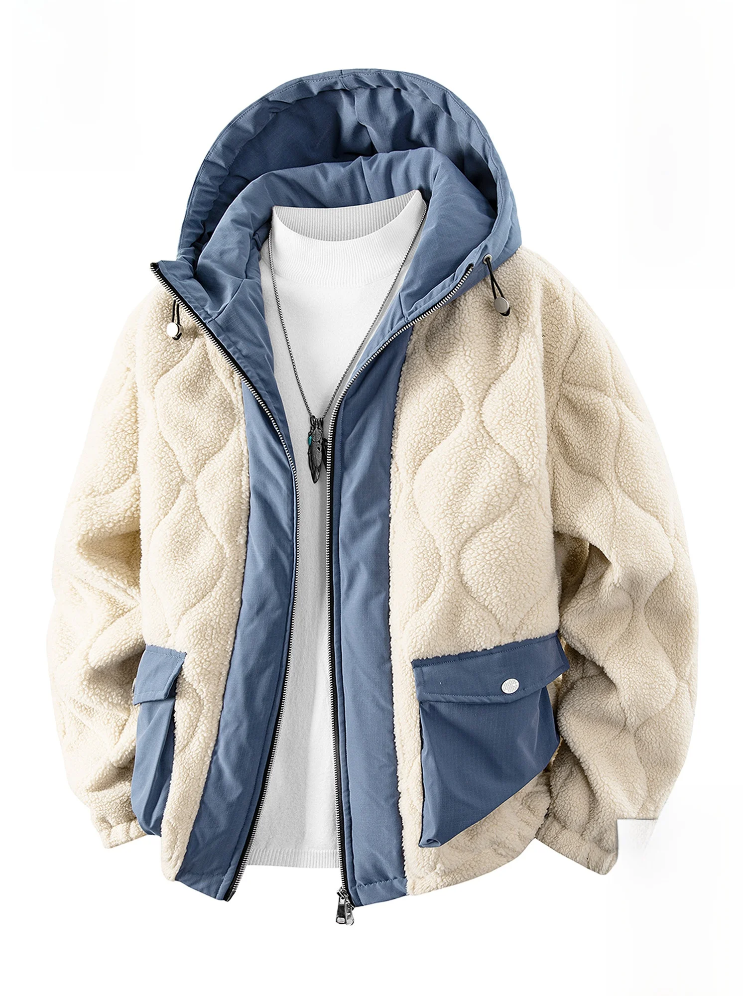 

Мужская зимняя теплая повседневная модная куртка Paul Frank из утолщенного хлопка с капюшоном из овечьего вельвета, с принтом обезьяны, из полиэфирного волокна