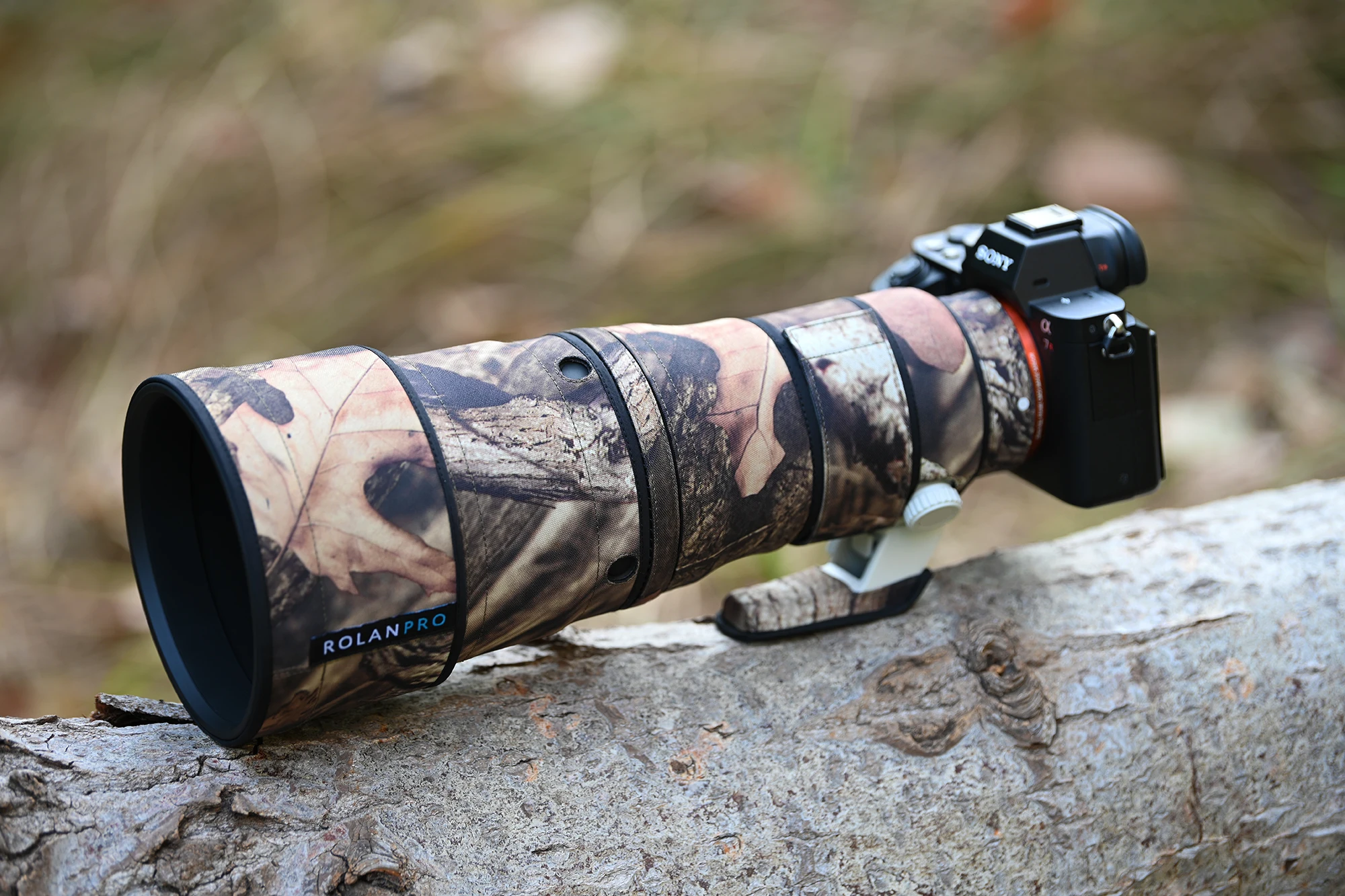 ROLANPRO Wasserdichter Objektivschutz für Sony FE 600mm F6.3 GM OSS Camo Regenschutz Schutzhülle SEL600F63GM Etui 600F6.3GM Stoff – Detail 26