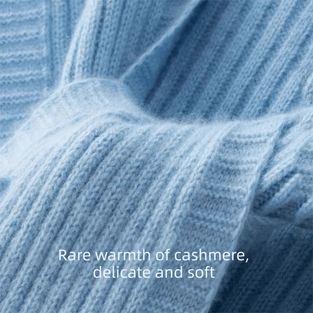 

Fashion Warm Knitted Shawl Solid Color Soft Wool Shoulder Neck Cover Multi-Functional Air Conditioned Shawl Women Men