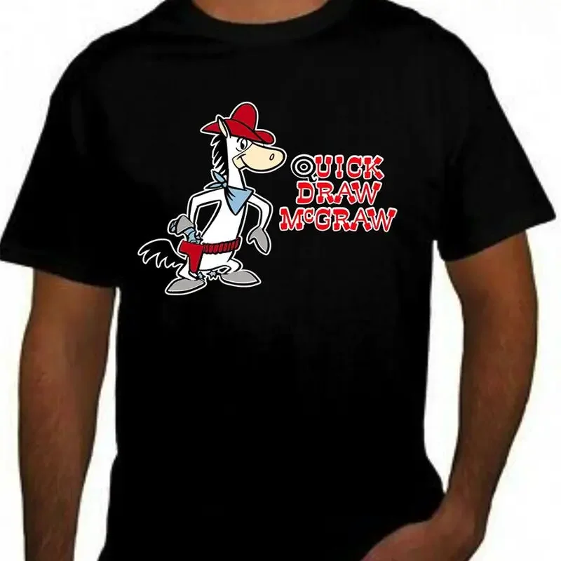Футболка унисекс Quick Draw McGraw ARTWORK черная, все размеры от S до 5XL, артикул XB643