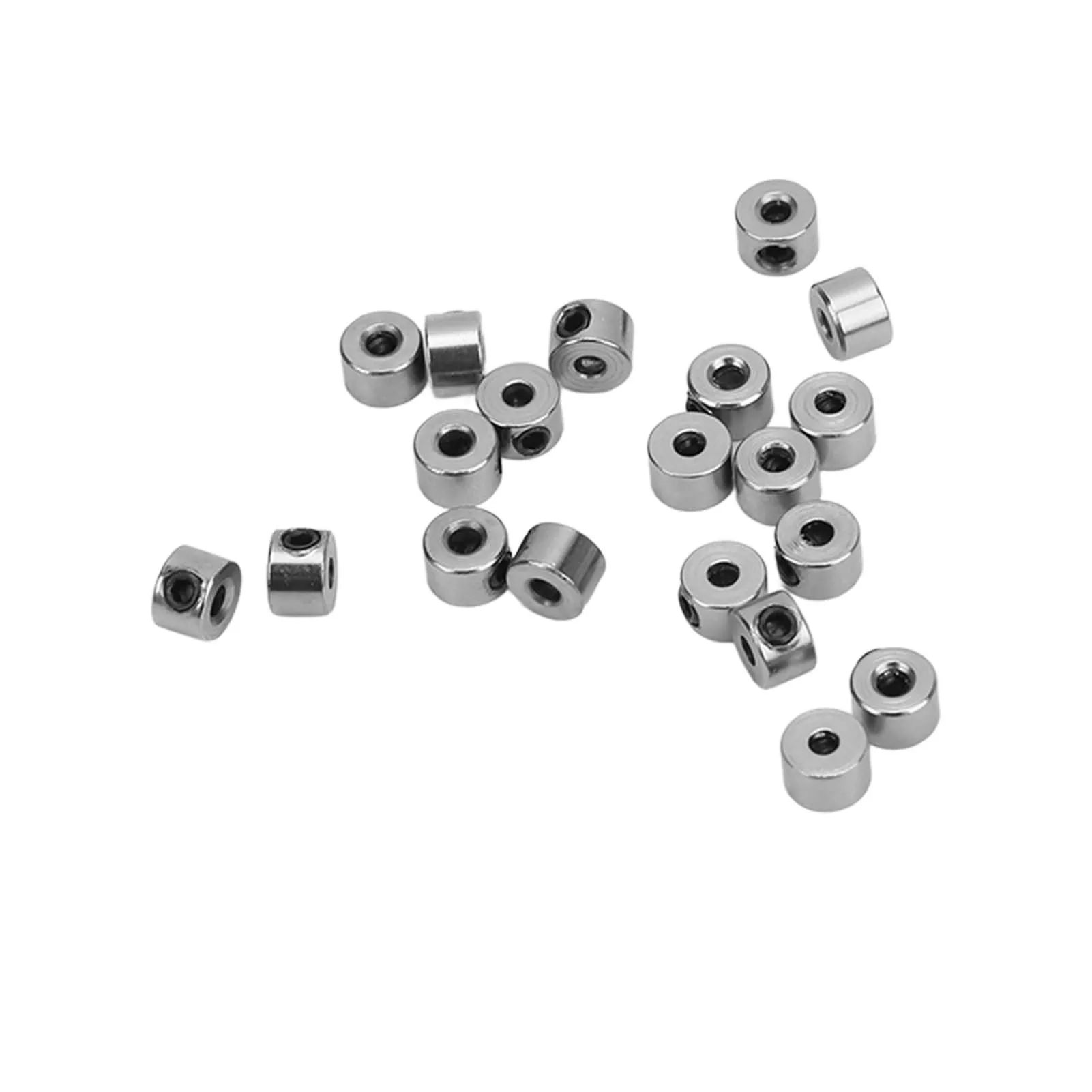 20Pcs Landing Gear Stopper Set Wheel Collar 2.1mm Stainless Steel Exquisite Craftsmanship RC Plane Model Aircraft Part