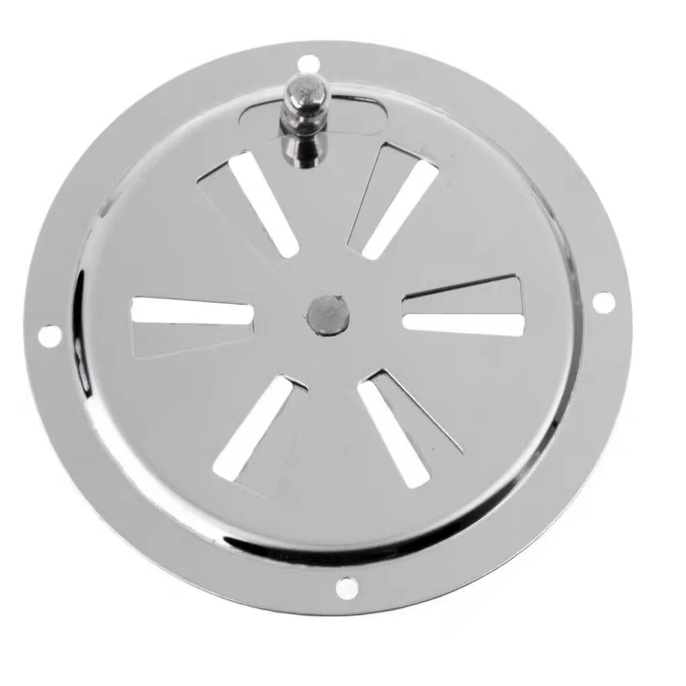 placa-de-ventilacao-redonda-em-aco-inoxidavel-com-grelha-borboleta-e-botao-lateral-para-acessorios-maritimos