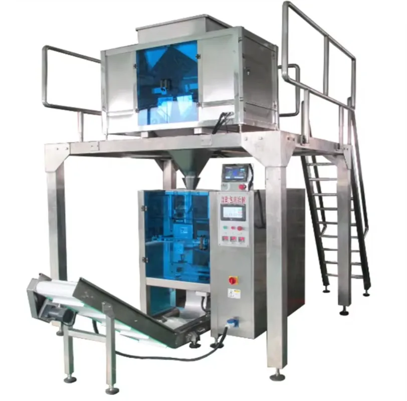 Automatic Granule Sachet Filling Sealing Machine for Beans Sugar Detergent Food Plastic Labeling Packing Custom