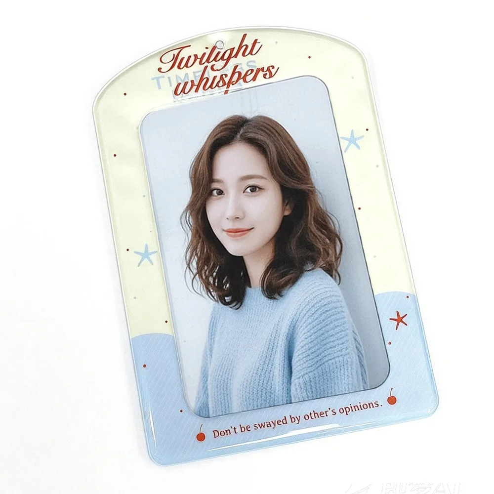 

Милый держатель для фотокарт из ПВХ, гигантские красочные фотографии, защитный чехол, размер А4, чехол для карт, фан-арт, коллекционный альбом