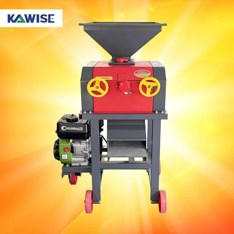 Engine Kernel Breaker Bean Splitter for Soybean Peanut Corn Seed Cracking Small Scale Animal Feed Production