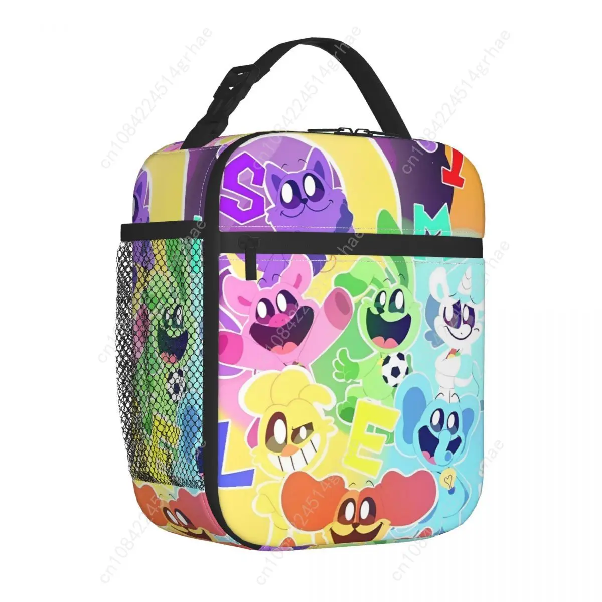 Smiling Critters Accessories Insulated Lunch Tote Bag For Outdoor Food Storage Bag Reusable Thermal Cooler Lunch Boxes