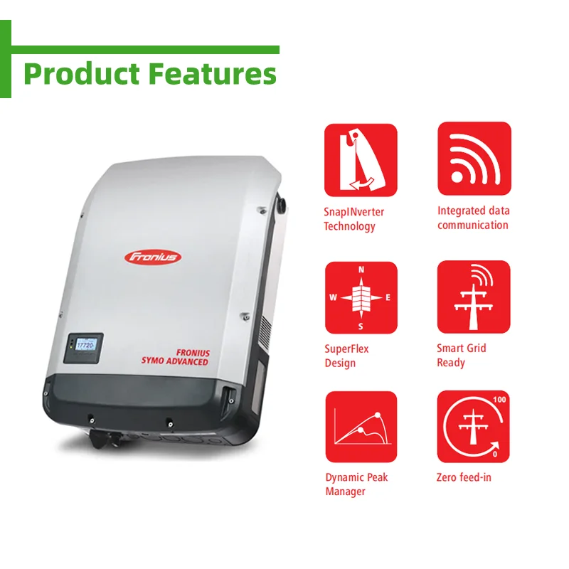 Fronius EU Stock Primo 8.2-1 مرحلة واحدة 8200 واط عاكس للطاقة الشمسية