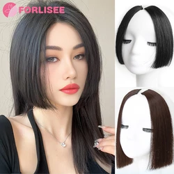 Synthetic Ancient Style Princess Cut Bangs Wig Female Natural Forehead Fake Bangs Sideburns Wig Piece Middle Part Bangs Wig