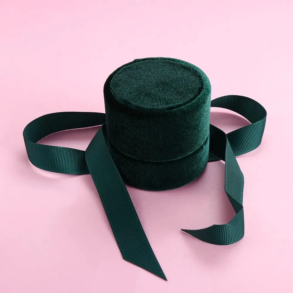 

Cute Handmade Necklace Engagement Ring Velvet Bowknot Displays Box Jewelry Box Jewelry Display Fashion Accessories