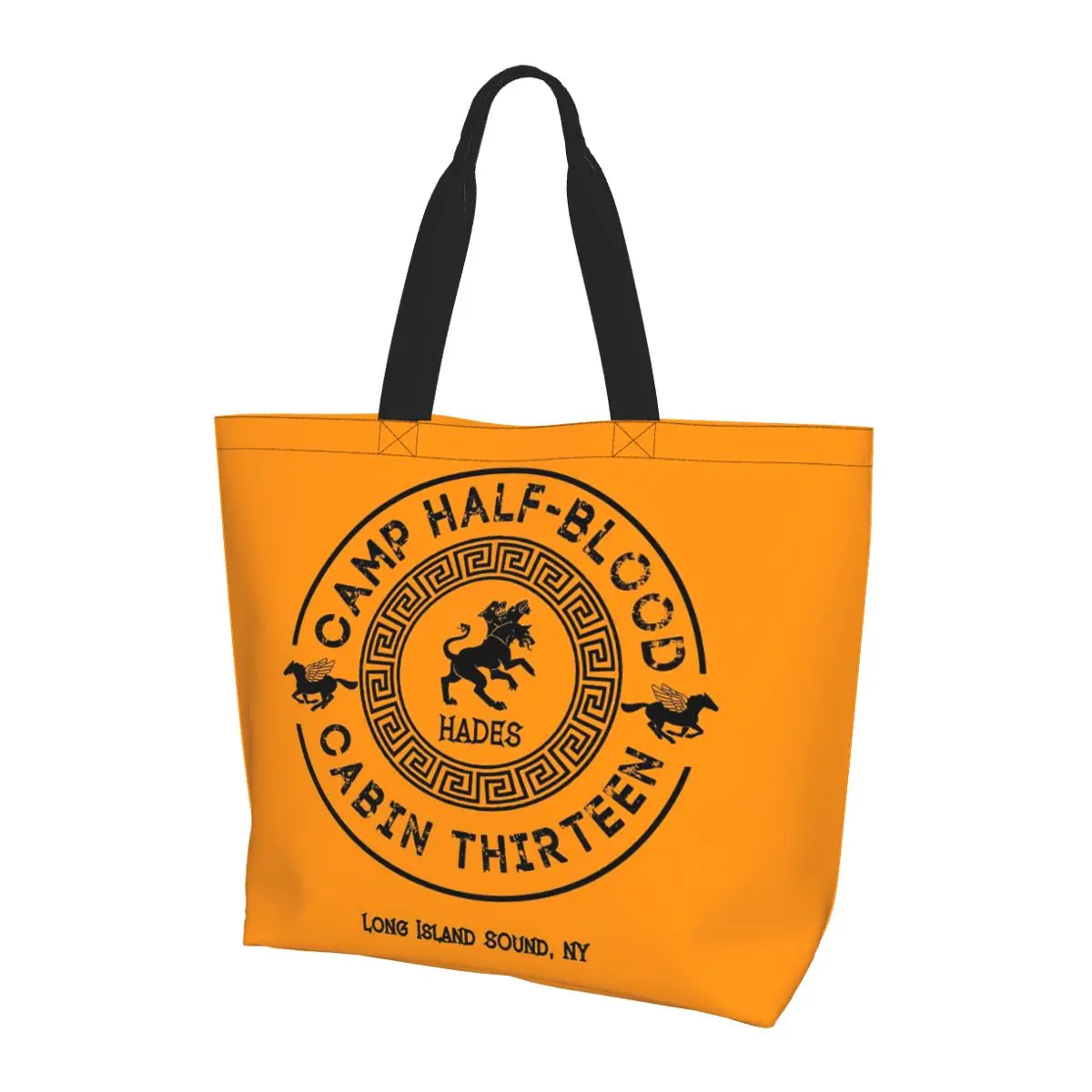 Cabin Thirteen Hades Percy Jackson Camp Half-Blood Shopping Tote Bag Canvas Shoulder Bags Shopper Grocery Handbag for Women