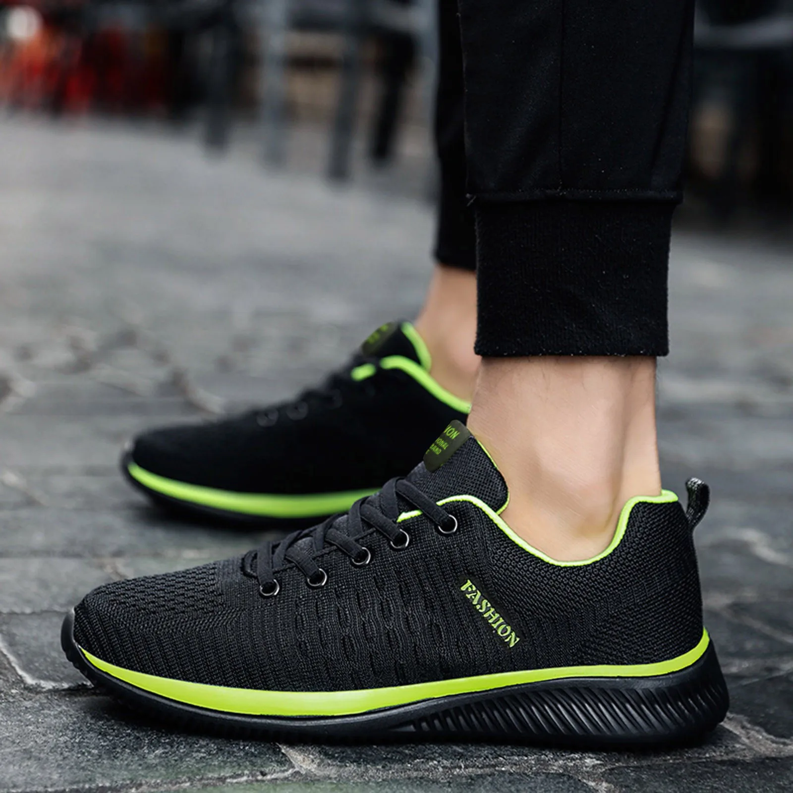 Athletic Shoes for Men Women Shoes Sneakers Black Casual Men Women Knit Sneakers Breathable Athletic Running Walking Gym Shoes