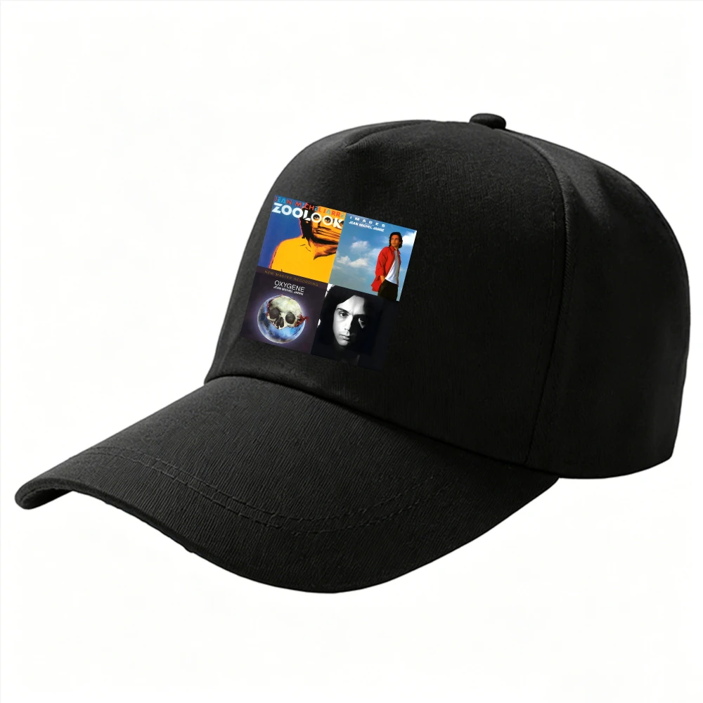 Jean Michel Jarre Equinox Electronic Music Souvenir Printed Baseball Cap   Hats for Men Gorras De Béisbol Gorras Hombre Fan Gift