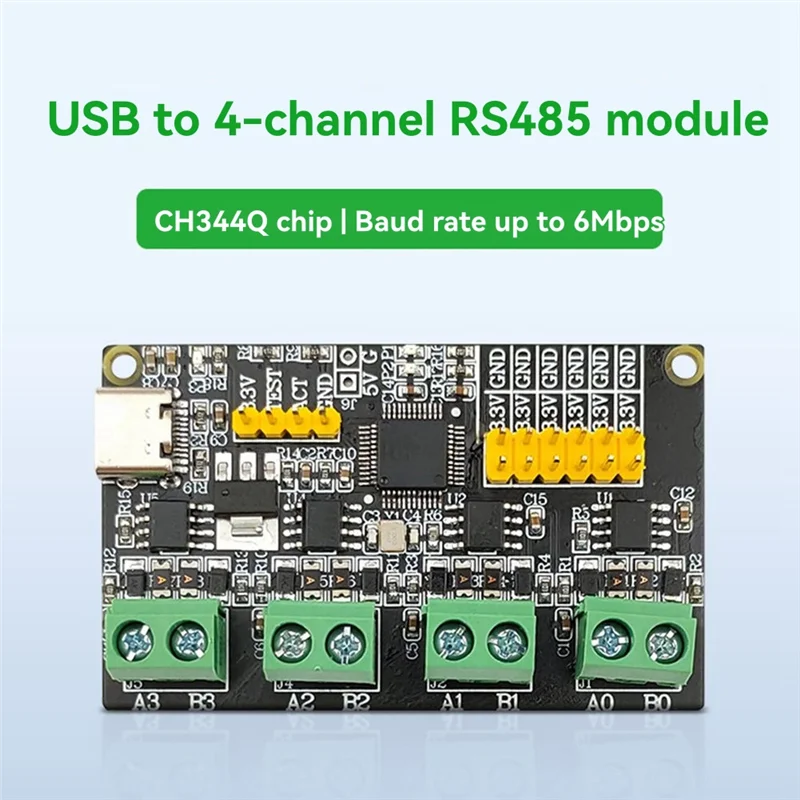 Nieuw - USB naar 4 RS485-module USB naar 4 RS485-uitbreidingsmodule Multi-poort uitbreidingsmodule
