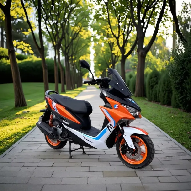 

2025 Newest Famous HX Factory Hot Selling 150cc Gas Scooter 4 Stroke CDI Single Cylinder Air Cooled Engine Adult Motorcycle EEC