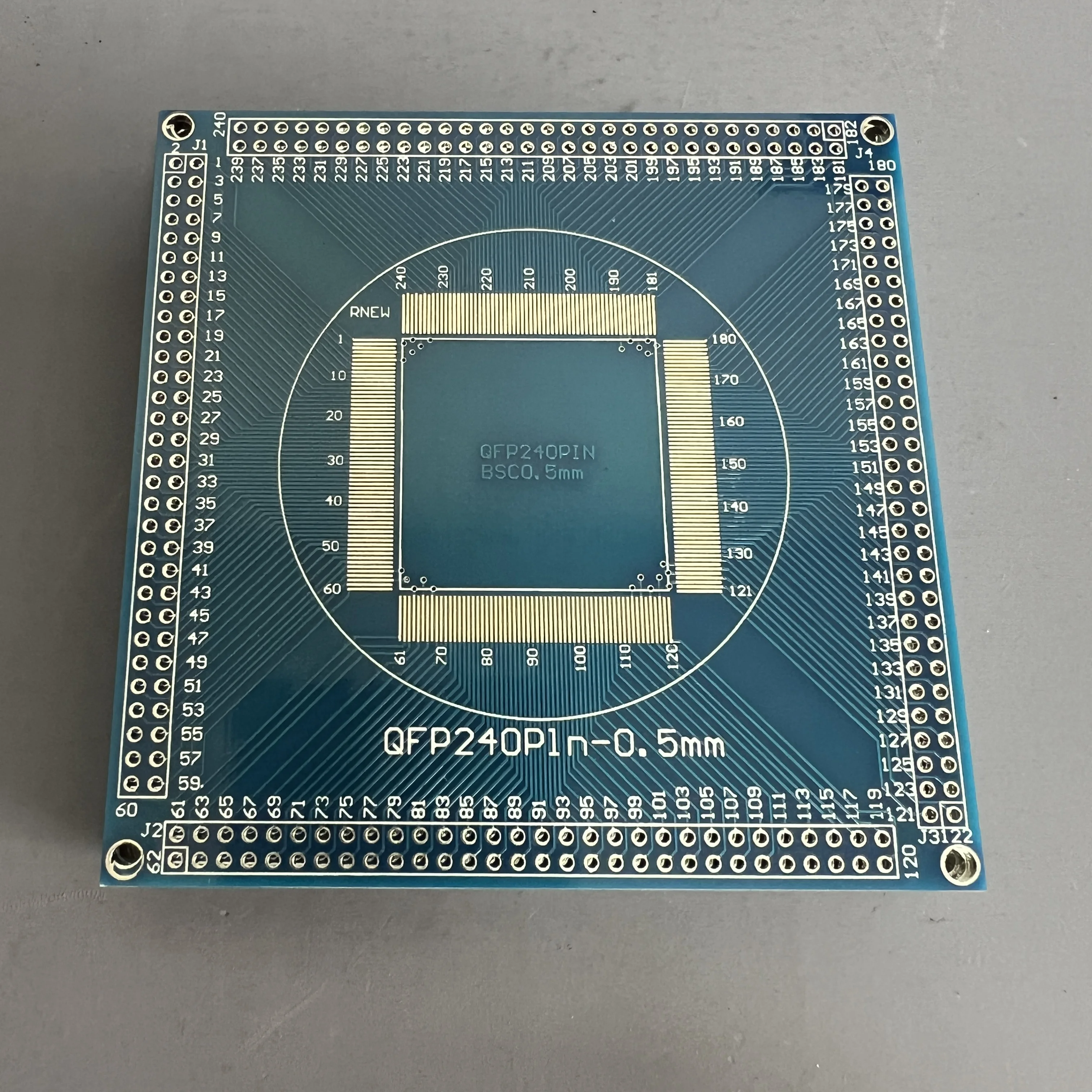 QFP240 Converter to DIP  Adapter PCB 10pcs/lot