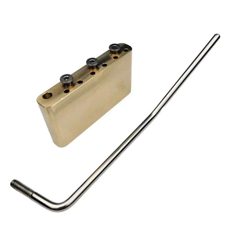 

Electric Accessories Base Stainless Steel Block Brass Block for Mexico Fender Electric Guitar Tremolo System Bridge