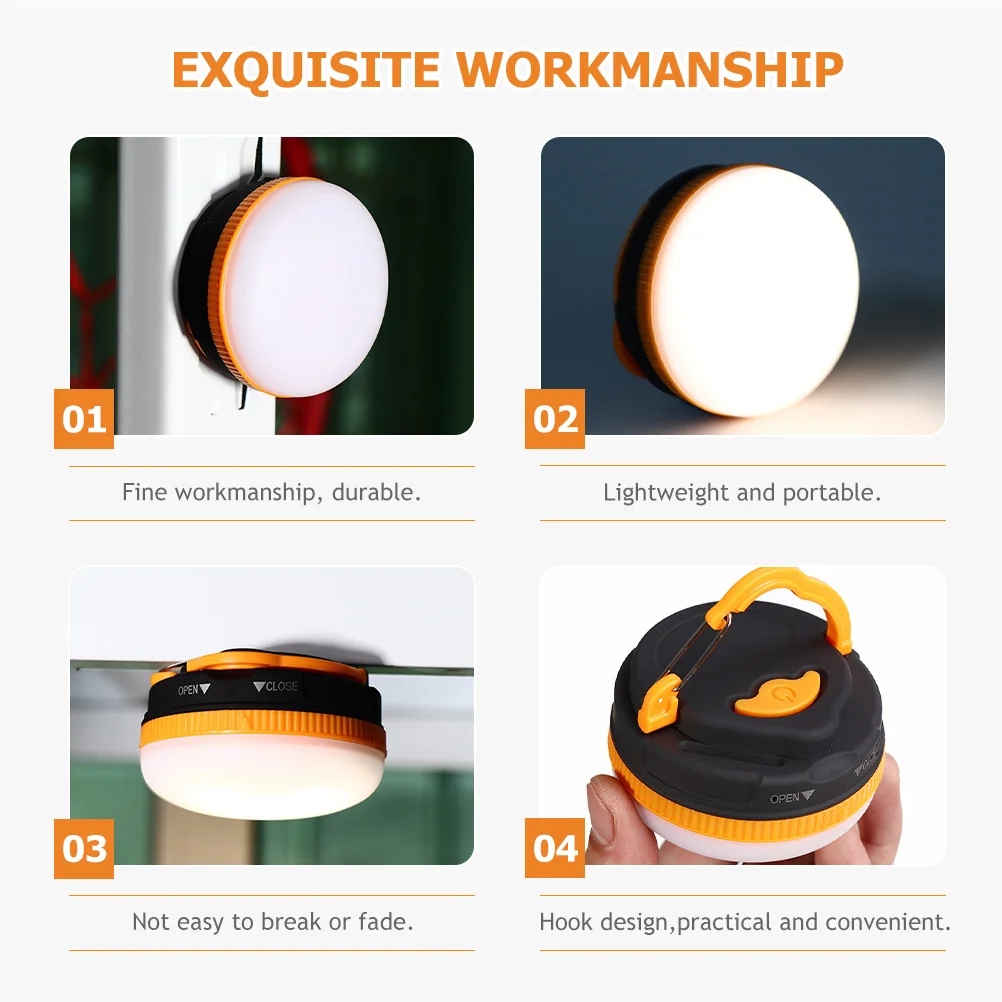 

LED Hanging Camping Light Portable Bright Tent Lantern Emergency Operated Outdoor Light for Hiking Fishing