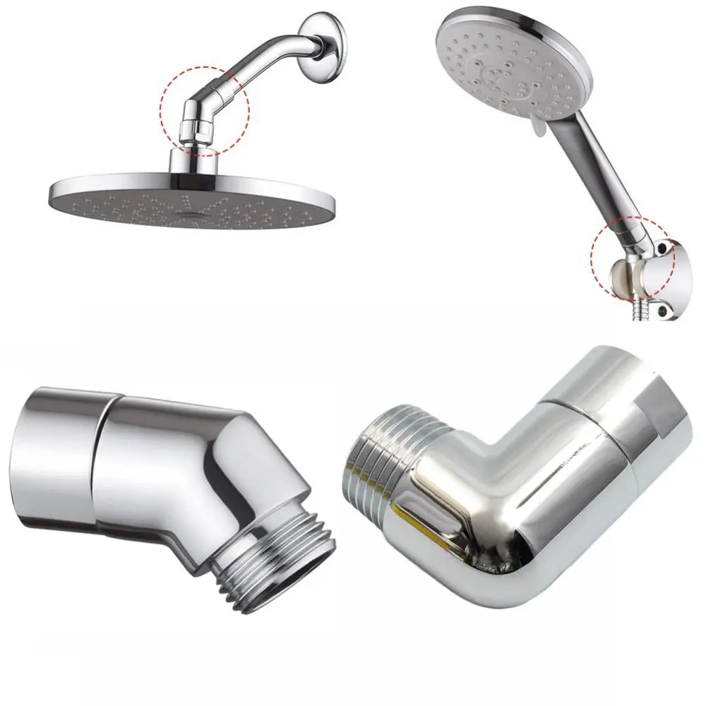 Angle Change Shower Elbow Adapter G1/2 90° 135° Shower Arm Extension Universal Top Spray Elbow