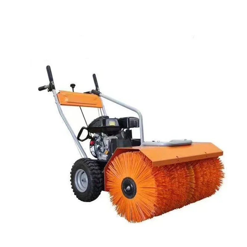

Cold winter sanitation road 15 horsepower brush snow plow