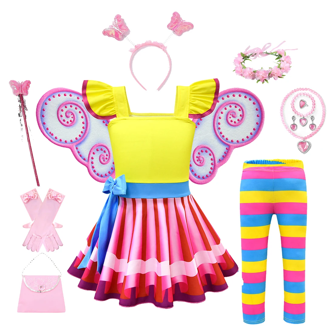 Fancy Girl Halloween Cosplay Gorgeous Nancy Cartoon Princess Dress Children's Masquerade Elegant Party Performance Costumes