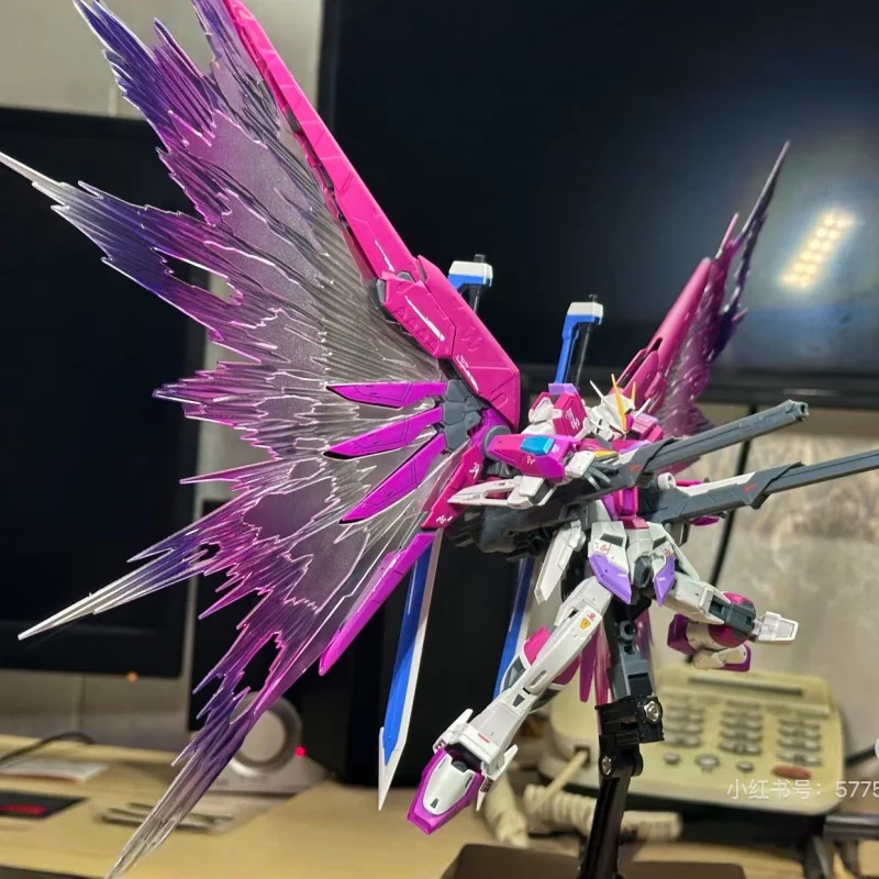 

NEW MR IMPULSE MR 1/144 ZGMF-X56S／l Destiny Impulse R pink Assembly Model Kits Alloy skeleton Action Figure Robot Plastic Model