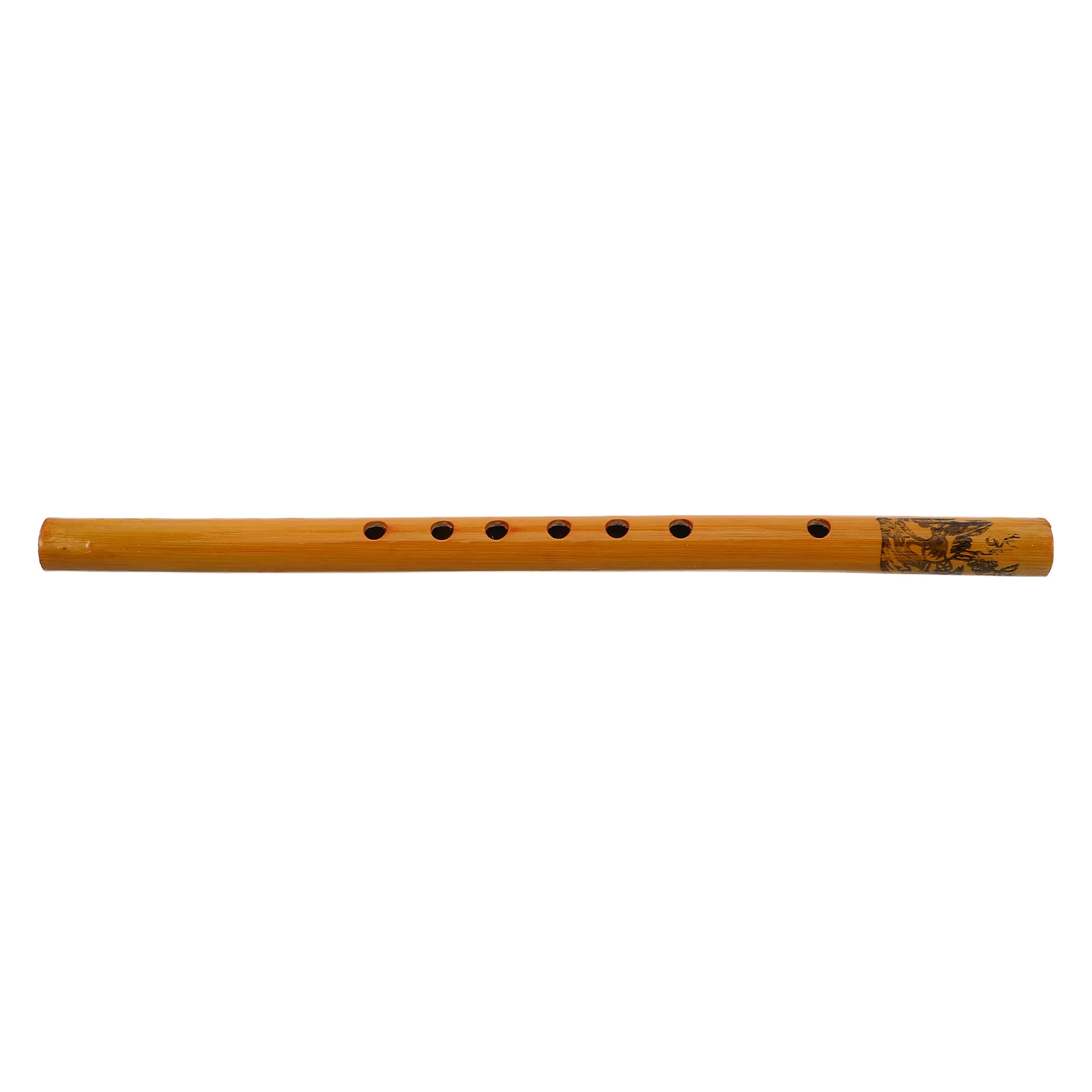 

Student Beginner Flute 33Cm Vertical Bamboo Design 7 Hole Wind Instrument for School Class Personal Practice Portable Music