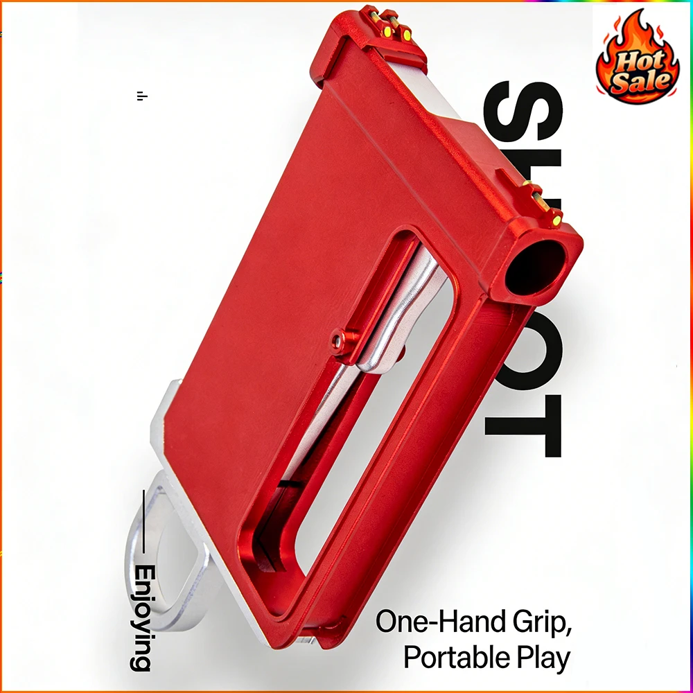 

FANDAO Soft Bullet Launcher Metal Shell Kids Toy Pistol For Boys Stress Relief Carrot Gun Model Outdoor Sports Dart Game