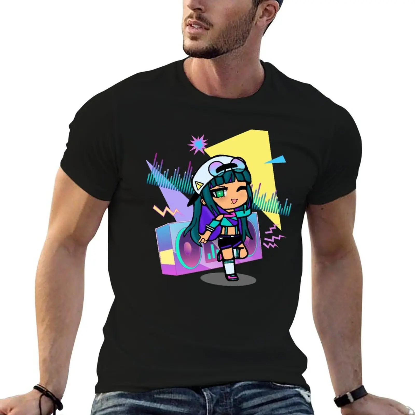 

Cool Gacha life girl T-Shirt t shirts with prints t shirts for man graphic funny T-Shirt