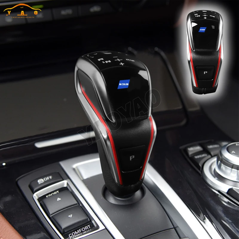 For BMW 5 6 7 Series F01 F10 F12 F06 X3 X4 F26 F25 Modified Gear Shift Head Knob Cover Car Accessories