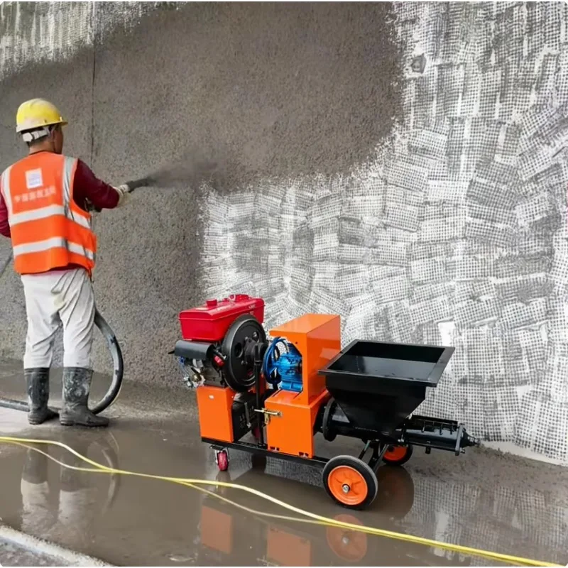 

Automatic Cement Spray Machines Wall Mortar Sprayer Customizable Spraying Range Industrial Grade Customized Accessories Included
