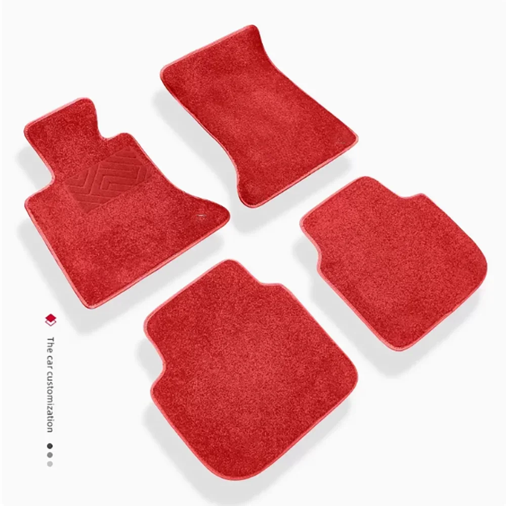 4PCS Starry Sky Blanket Custom Car Floor Mats For BMW 5 Series F10 G30 F90 520-550 2011-2024 Auto Carpets Car Blankets view 6