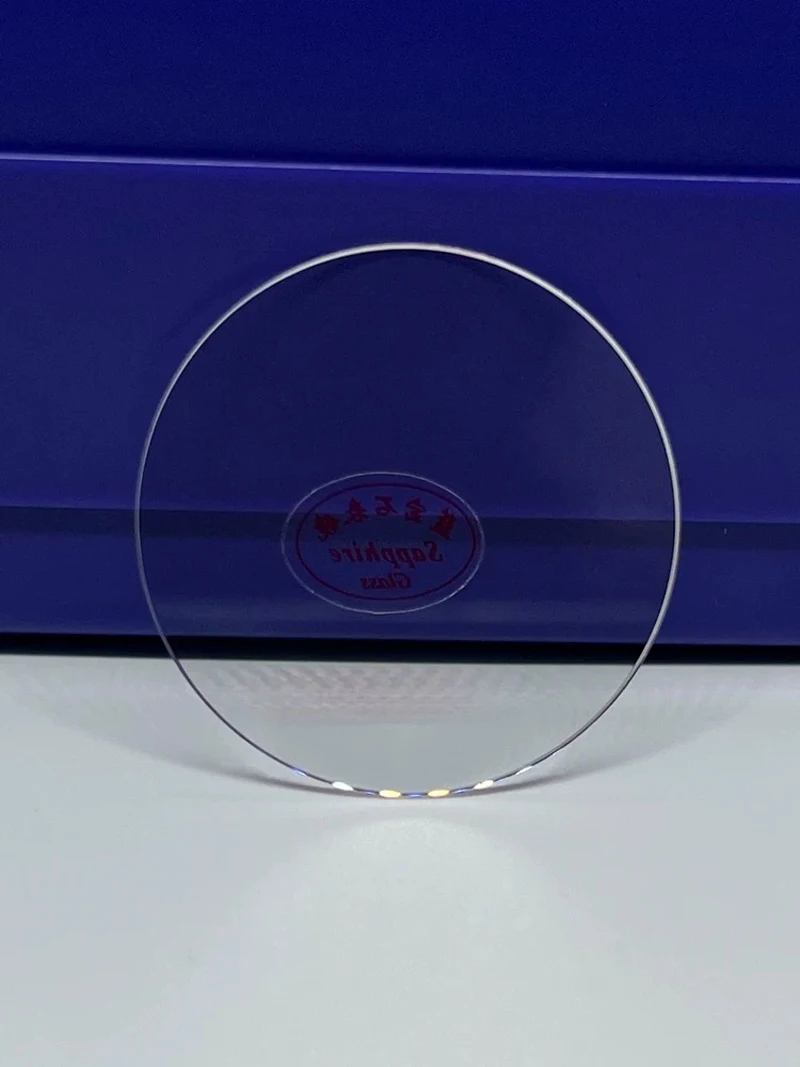 Uhrenglas, Saphir-Ersatzglas, flach, 1,0 mm–1,2 mm dick, Durchmesser 16–40 mm, transparenter Kristall, 1 Stück – Detail 7