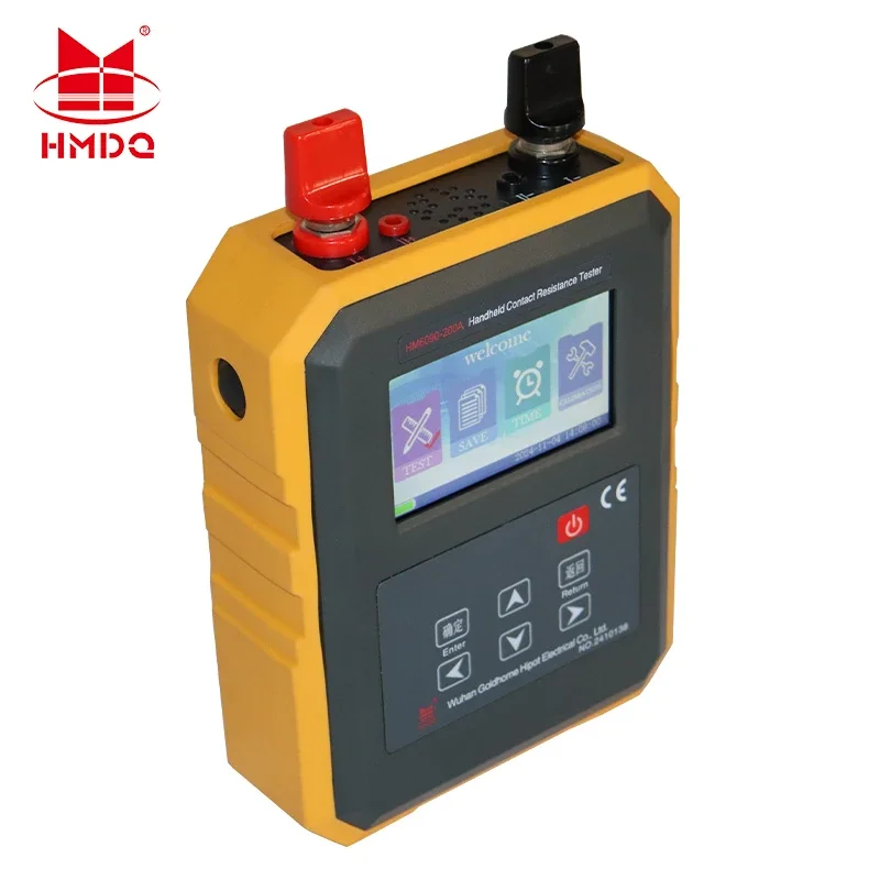 Portable Circuit Beaker Contact Resistance Meter Micro Ohm Meter Leakage Switch Tester Loop Impedance Resistance Test Equipment