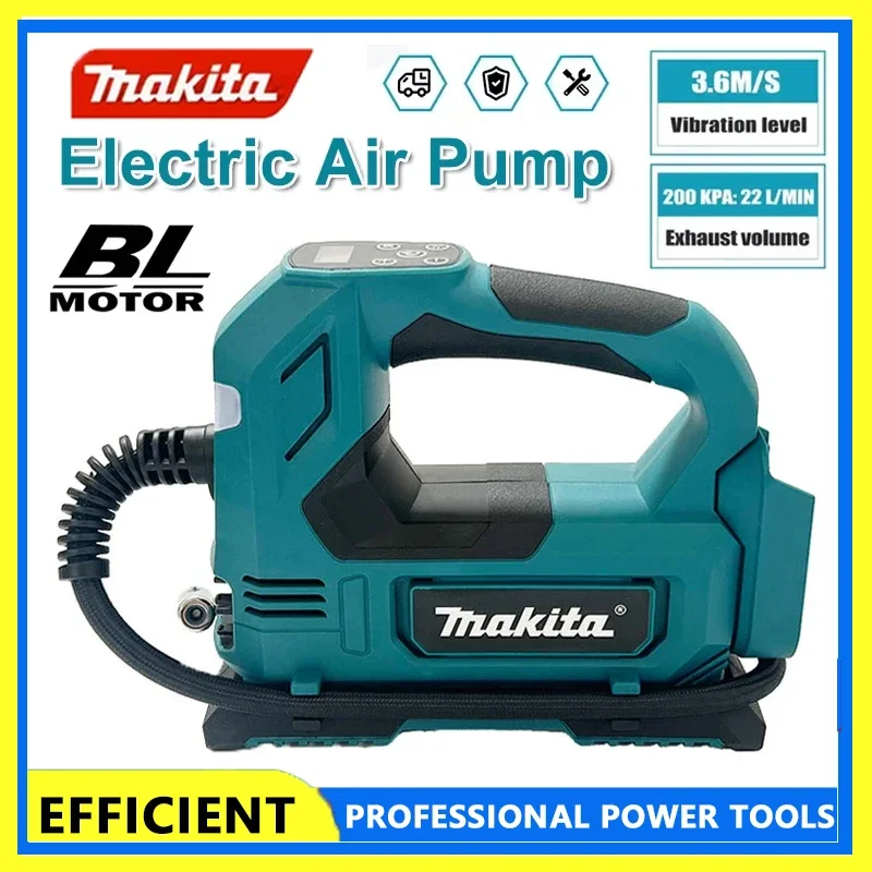 

Makita Portable Air Pump 18V Battery Cordless Lithium-Ion Inflator Bare Tool for Car Tyre & Electric Motorcycle Use