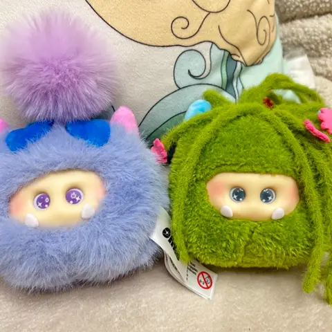 Giggle Monster Sprout Story Series Plush Blind Box Vinyl Pendant Doll Kawaii Collectible Home Decor Figure Toys Gifts