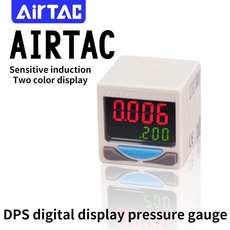 

AIRTAC High Precision Digital Pressure Switch DPS Series Pressure Switch Pneumatic Element Digital Display Switch