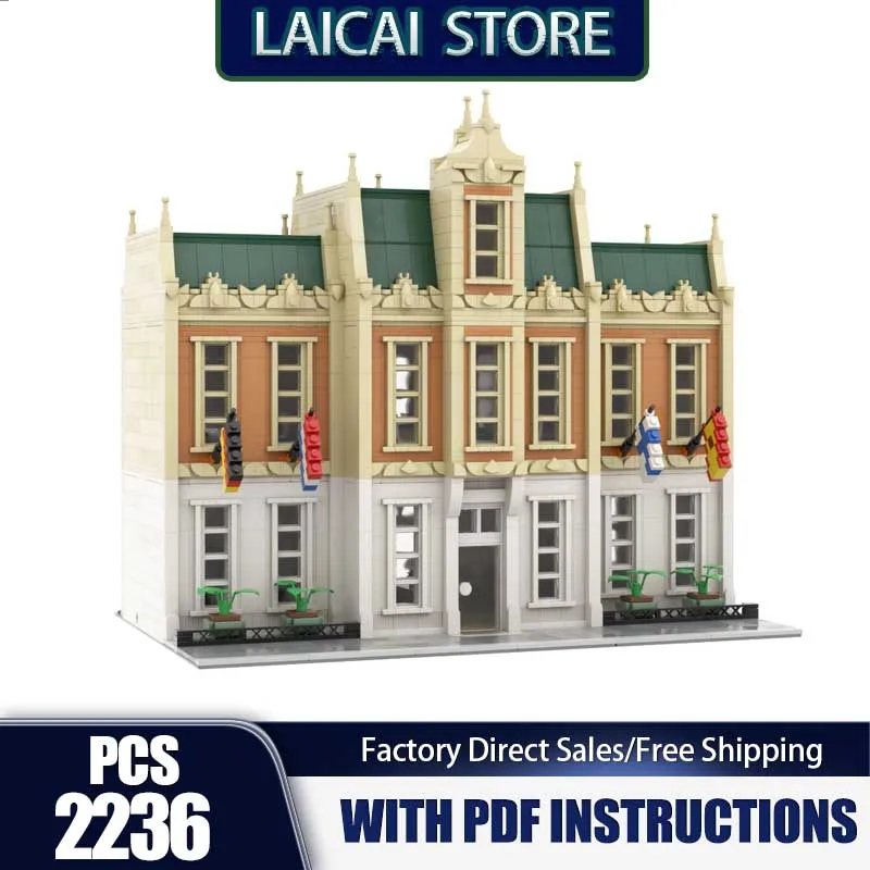 

Конструктор Moc Building Bricks: Модульные здания Министерства иностранных дел, технологичные модульные блоки, подарок на Рождество, игрушки для самостоятельной сборки